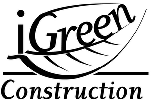 IGREEN CONSTRUCTION logo