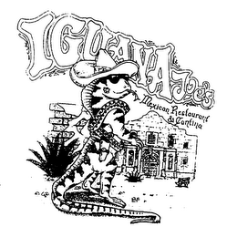 IGUANA JOE'S AND DESIGN MEXICAN RESTAURANT & CANTINA logo