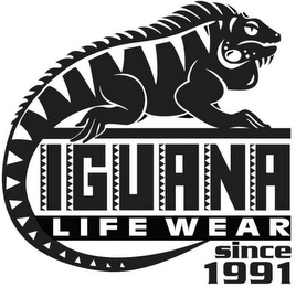 IGUANA LIFE WEAR SINCE 1991 logo