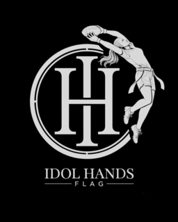 IH IDOL HANDS FLAG logo