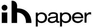 IH PAPER logo