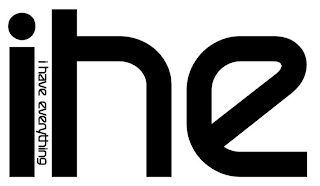 IHE I HAVE EVERYTHING logo