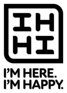 IHIH I'M HERE. I'M HAPPY. logo