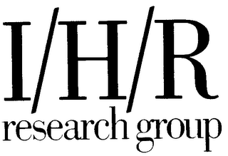 I/H/R RESEARCH GROUP logo