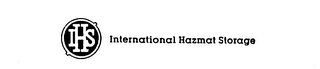 IHS INTERNATIONAL HAZMAT STORAGE logo