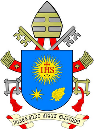 IHS MISERANDO ATQUE ELIGENDO logo