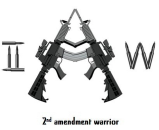 II A W 2ND AMENDMENT WARRIOR logo