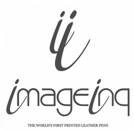 II IMAGEINQ THE WORLD'S FIRST PRINTED LEATHER PENS logo