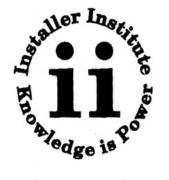II INSTALLER INSTITUTE KNOWLEDGE IS POWER logo
