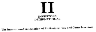 II INVENTORS INTERNATIONAL THE INTERNATIONAL ASSOCIATION OF PROFESSIONAL TOY AND GAME INVENTORS logo