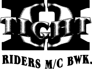 II TIGHT RIDERS M/C BWK. logo