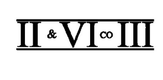 II & VI CO III logo