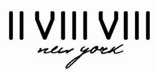 II VIII VIII NEW YORK logo