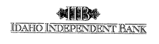 IIB - IDAHO INDEPENDENT BANK logo