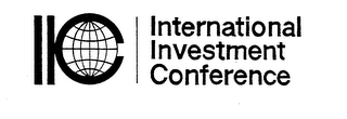 IIC INTERNATIONAL INVESTMENT CONFERENCE logo