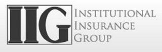 IIG INSTITUTIONAL INSURANCE GROUP logo