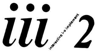 III INTERACTIVE I-O IMPLEMENT 2 logo