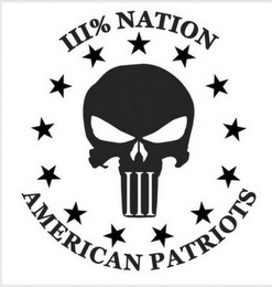 III% NATION III AMERICAN PATRIOTS logo