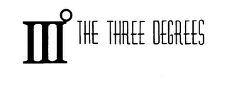 III° THE THREE DEGREES logo