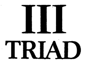III TRIAD logo