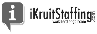 IIKRUITSTAFFING.COM WORK HARD OR GO HOME logo