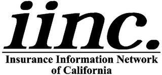 IINC. INSURANCE INFORMATION NETWORK OF CALIFORNIA logo