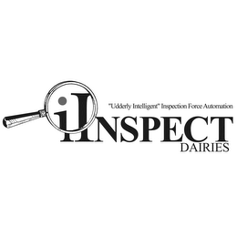 IINSPECT DAIRIES - "UDDERLY INTELLIGENT" INSPECTION FORCE AUTOMATION logo