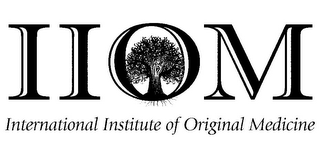 IIOM INTERNATIONAL INSTITUTE OF ORIGINAL MEDICINE logo
