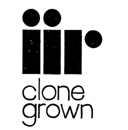 IIR CLONE GROWN logo