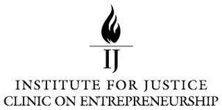 IJ INSTITUTE FOR JUSTICE CLINIC ON ENTREPRENEURSHIP logo