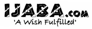 IJABA.COM A WISH FULFILLED logo