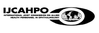 IJCAHPO INTERNATIONAL JOINT COMMISSION ON ALLIED HEALTH PERSONNEL IN OPHTHALMOLOGY logo
