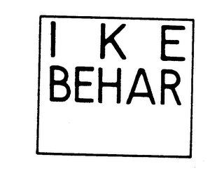 IKE BEHAR logo