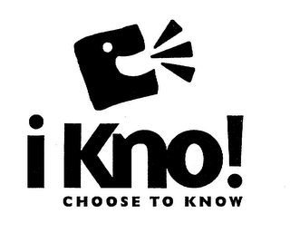 IKNO! CHOOSE TO KNOW logo
