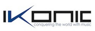 IKONIC CONQUERING THE WORLD WITH MUSIC logo