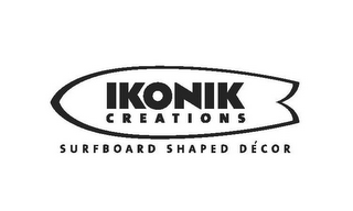 IKONIK CREATIONS SURFBOARD SHAPED DÉCOR logo