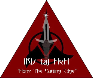 IKV TAJ HEH HONE THE CUTTING EDGE logo