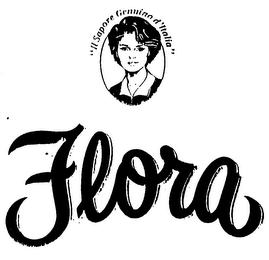 "IL SAPORE GENUINO D'ITALIA" FLORA logo