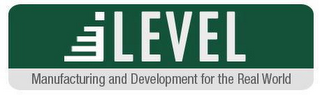 ILEVEL MANUFACTURING AND DEVELOPMENT FOR THE REAL WORLD logo