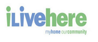 ILIVEHERE MYHOME OURCOMMUNITY logo