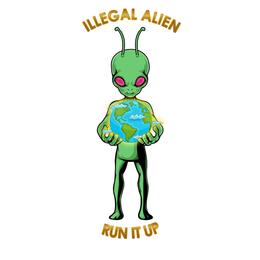 ILLEGAL ALIEN RUN IT UP logo