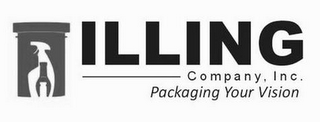 ILLING COMPANY, INC. PACKAGING YOUR VISION logo