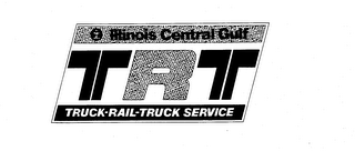 ILLINOIS CENTRAL GULF/TRT/TRUCK-RAIL-TRUCK SERVICE logo
