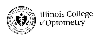 ILLINOIS COLLEGE OF OPTOMETRY FOUNDED IN 1872 logo