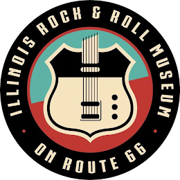 · ILLINOIS ROCK & ROLL MUSEUM · ON ROUTE 66 logo