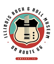 ILLINOIS ROCK & ROLL MUSEUM ON ROUTE 66 JOLIET IL logo