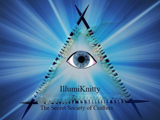 ILLUMIKNITTY THE SECRET SOCIETY OF CRAFTERS logo