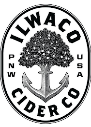 ILWACO CIDER CO PNW USA logo