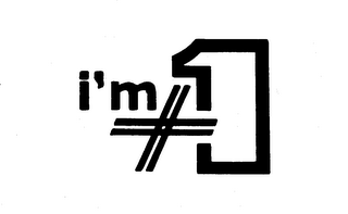 I'M #1 logo
