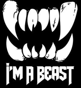 I'M A BEAST logo